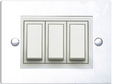 Anchor Roma Classic Deko 3 Module White Cover Plate | 21372WH