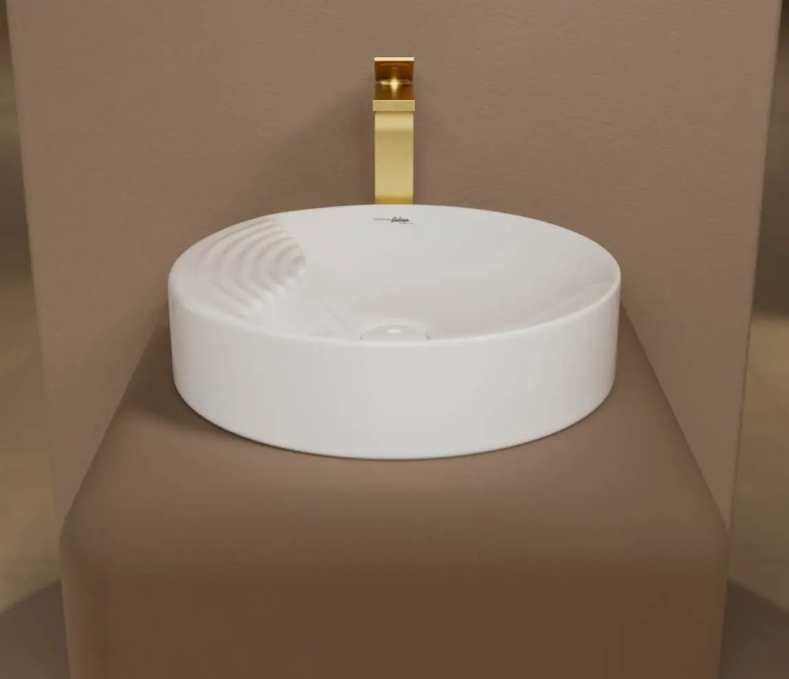 Moonlit Over The Counter Basin - Star White